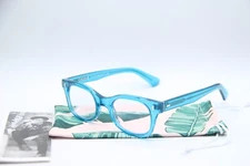 NEW CADDIS THE BIXBY-C 23L1 1.00 CLEAR BLUE AUTHENTIC FRAMES EYEGLASSES 47-21