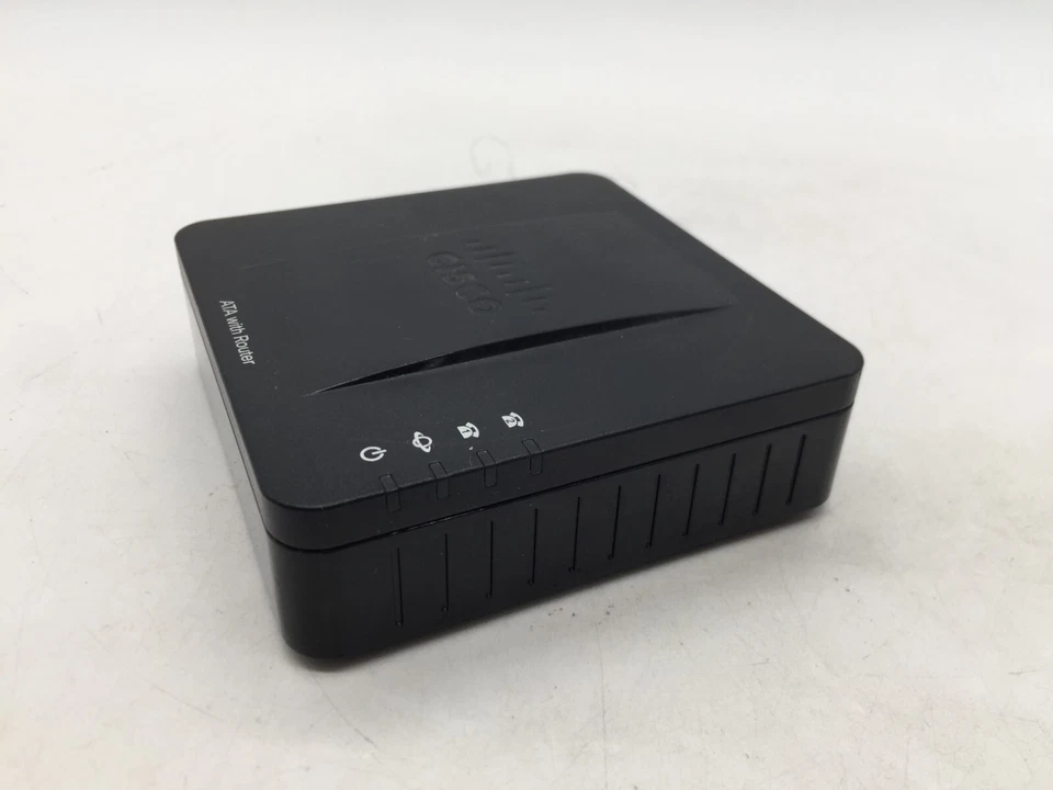 GENUINE Cisco SPA122 2 Port VoIP IP SIP Analog Adapter Router UNIT ONLY FREE S/H - Image 2 of 4