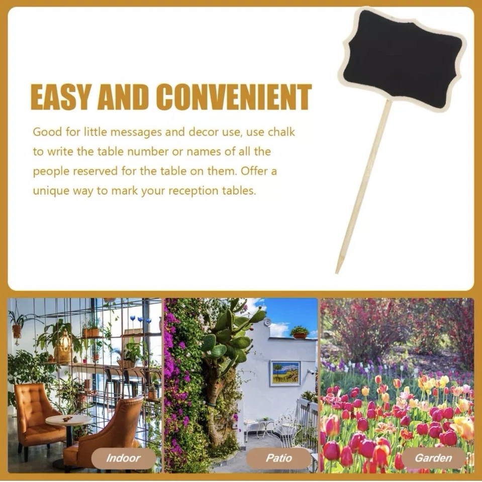 NEW 32 Pcs Chalkboard Labels Signs Price Tags🔥HOT DEAL🔥Food Labels Party’s💃🕺 - Image 4 of 4