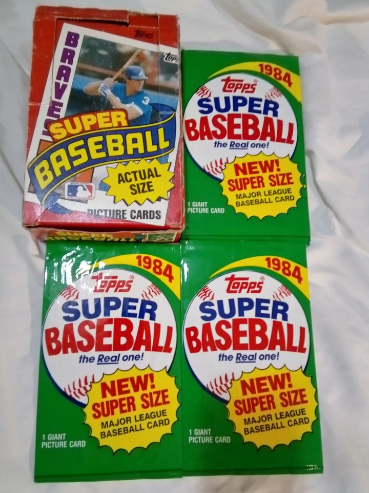 1984-1995 TOPPS БЕЙСБОЛЬНЫЕ КАРТОЧКИ 13 ВОСКОВЫХ ПАКЕТОВ ПЛЮС 3 RAK PACKS ОТЛИЧНАЯ КОЛЛЕКЦИЯ - Изображение 2 из 4