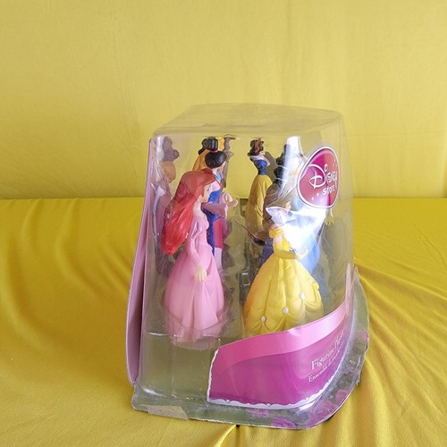Set 8 statuette principessa topper torta in PVC sirena Ariel Mulan Pocahontas gelsomino - Foto 6 di 19