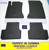 FußMatten FüR Auto Gummi Auf Messen – Teppiche Auto FüR Klasse B 2011> 2014