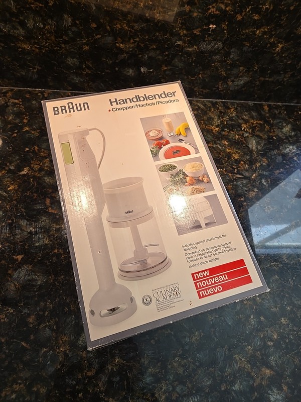Braun MR 370 Blender Immersion Hand Blender and Chopper in Original Box