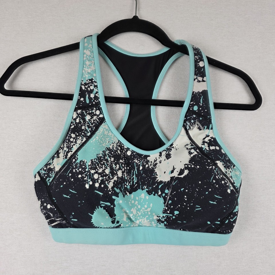 Rockwear Size 12 Sports Bra Hook Back Closure Padded (15" Bust)