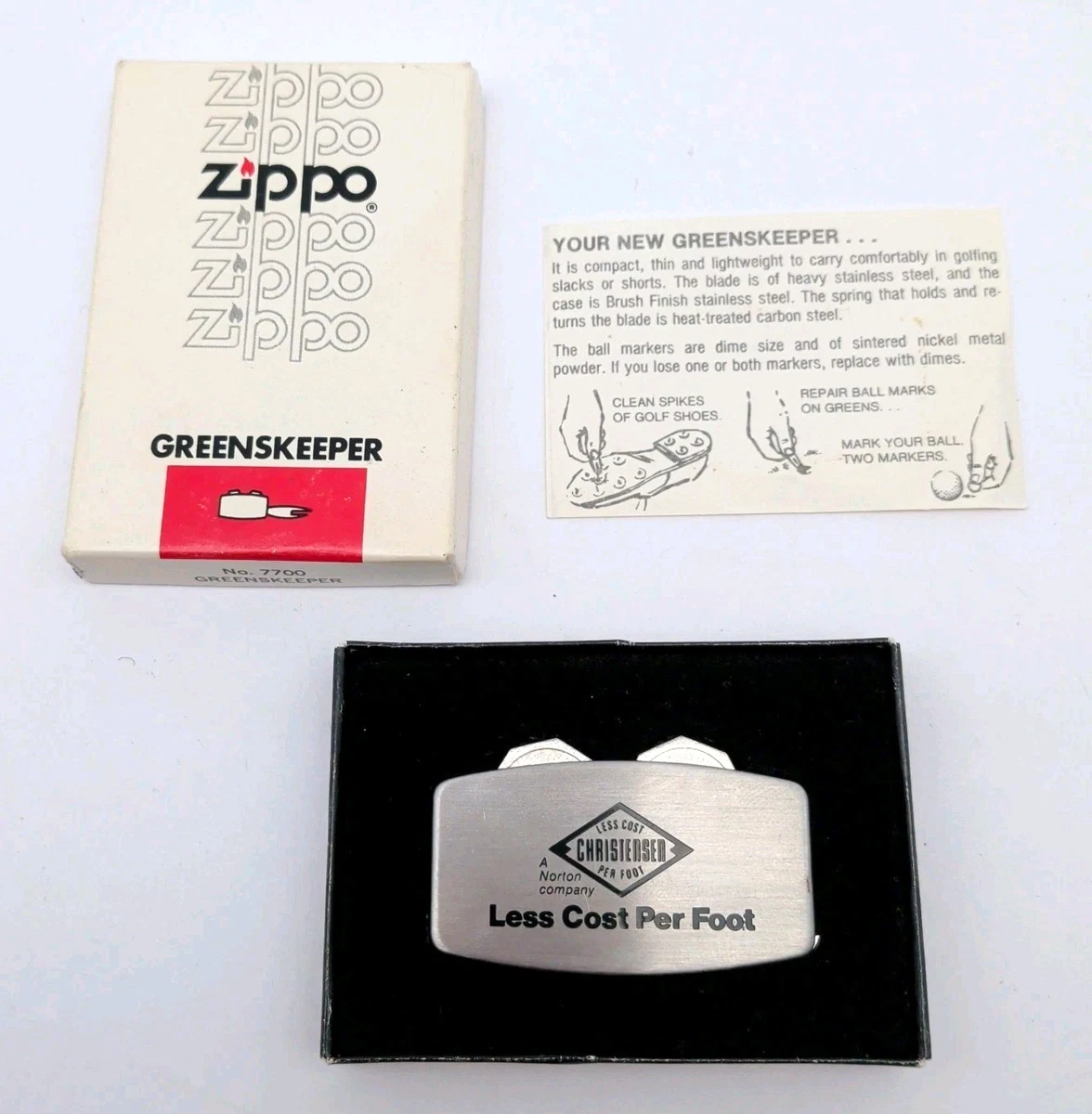 Zippo Greenskeeper Indiana Golf Divot Tools for sale | eBay