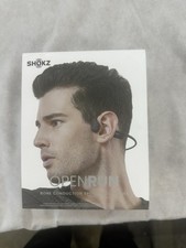 Shokz OpenRun Wireless Bone Conduction Headphones Black S803BK - OPEN BOX