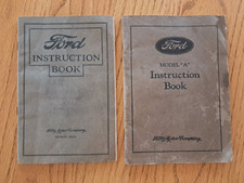Ford Model A Parts 1927 And 1930 Instruction Books And Wooden Ignition Coil Box
