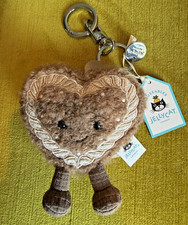 Jellycat Berlin Jellyfest Schonherz Gingerbread Key Chain Bag Charm BNWT