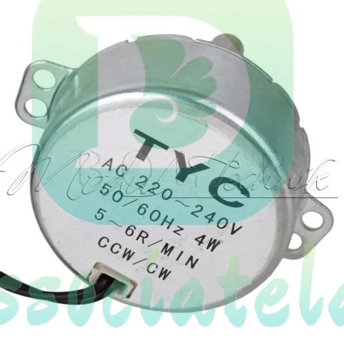 New 5-6RPM Robust Synchronous Motor TYC-50 AC 220V Torque 4KGF.CM 4W CW/CCW - Bild 4 von 4