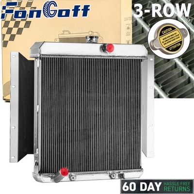 #ad 3 Row Aluminum Radiator For 1961 1969 Dodge D100 Series Pickup 2.8 3.7L Gas AT $169.00