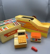 ARCO/SEARS TOY SUPERMARKET GROCERY STORE CHECKOUT VINTAGE BARBIE AND OTHER DOLLS