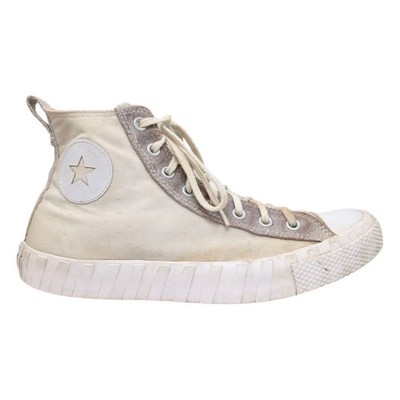 Converse UNT1TL3D High Vulcanized Shoes Mens White Pale Putty Lace Up Size 10.5