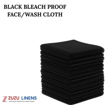 #ad #ad Black Face Wash Cloth 13x13quot; Bleach Proof Ring spun Towels Nail Salons $549.99