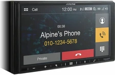 Alpine iLX-W650 7" Digital Media Receiver Apple CarPlay Android Auto Bluetooth