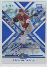 2016 Panini Elite Extra Edition Aspirations Blue 6/50 Zach Jackson #110 Auto 0v0