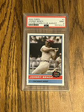 2020 Topps Future Stars Club - August #1 Johnny Bench PSA 9