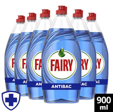 Fairy Antibacterial Washing Up Liquid 900 ml Pack of 6 4.63 per litre