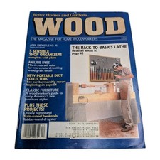 Better Homes And Gardens WOOD April 1987 No 16 Woodworking Vintage Magazine