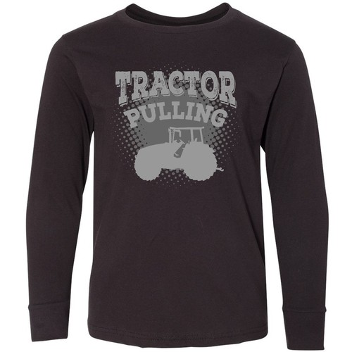 Inktastic Tractor Pulling Sport Hobby Youth Long Sleeve T-Shirt Tractors Compete