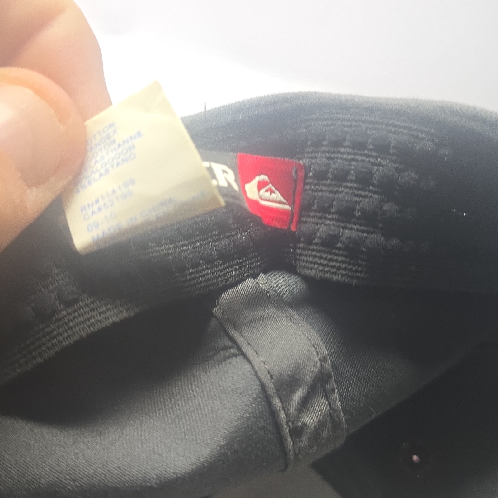 Quiksilver Charcoal Gray Logo Patch Baseball Cap … - image 12