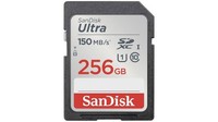 Sandisk Ultra 256 Gb Sdxc, Speicherkarte Schwarz, UHS-I U1, Class 10