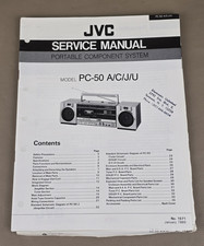 JVC Portable Component System Model PC-50 A/C/J/U Service Manual D-3612