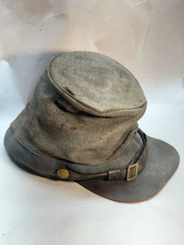 Rare Civil War Confederate “C.S.A.” Enlisted Soldier’s Forage Cap (c. 1861–1865)