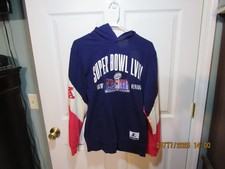 Starter Super Bowl LVIII 58 Hoodie Hooded Sweatshirt Small S AFC NFC NFL