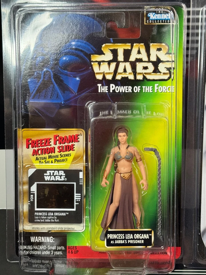 Star Wars 1997 2004 Kenner/Hasbro POTF2 OTC#33 ESCLAVO LEIA 3 versiones COMO NUEVO en ESTUCHE Foto 2 de 4