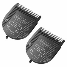  2 Pack 5-in-1 Replacement Clipper Blade, Detachable  2 Pack, Black