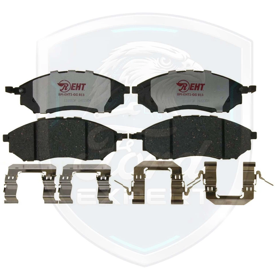 Комплект передних керамических тормозных колодок для 2005-2013 Infiniti EX35 FX35 FX37 FX45 - Изображение 3 из 4