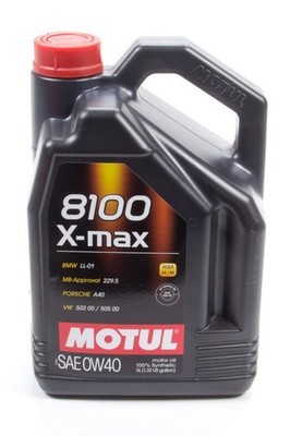 Motul Motor Oil - 8100 X-Max - 0W40 - Synthetic - 5 L - Each