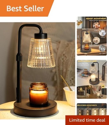 Safe and Stylish Candle Warmer Lamp - Dimmable with Timer for Cozy Spaces