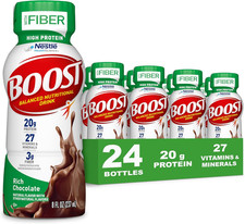 High Protein with Fiber Ready to Drink Complete Nutritional Drink, Rich Chocolat