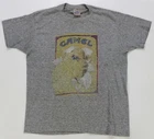 Rare Vintage SNEAKERS Camel Cigarettes Tri-Blend T Shirt 70s 80s Smoking Gray XL