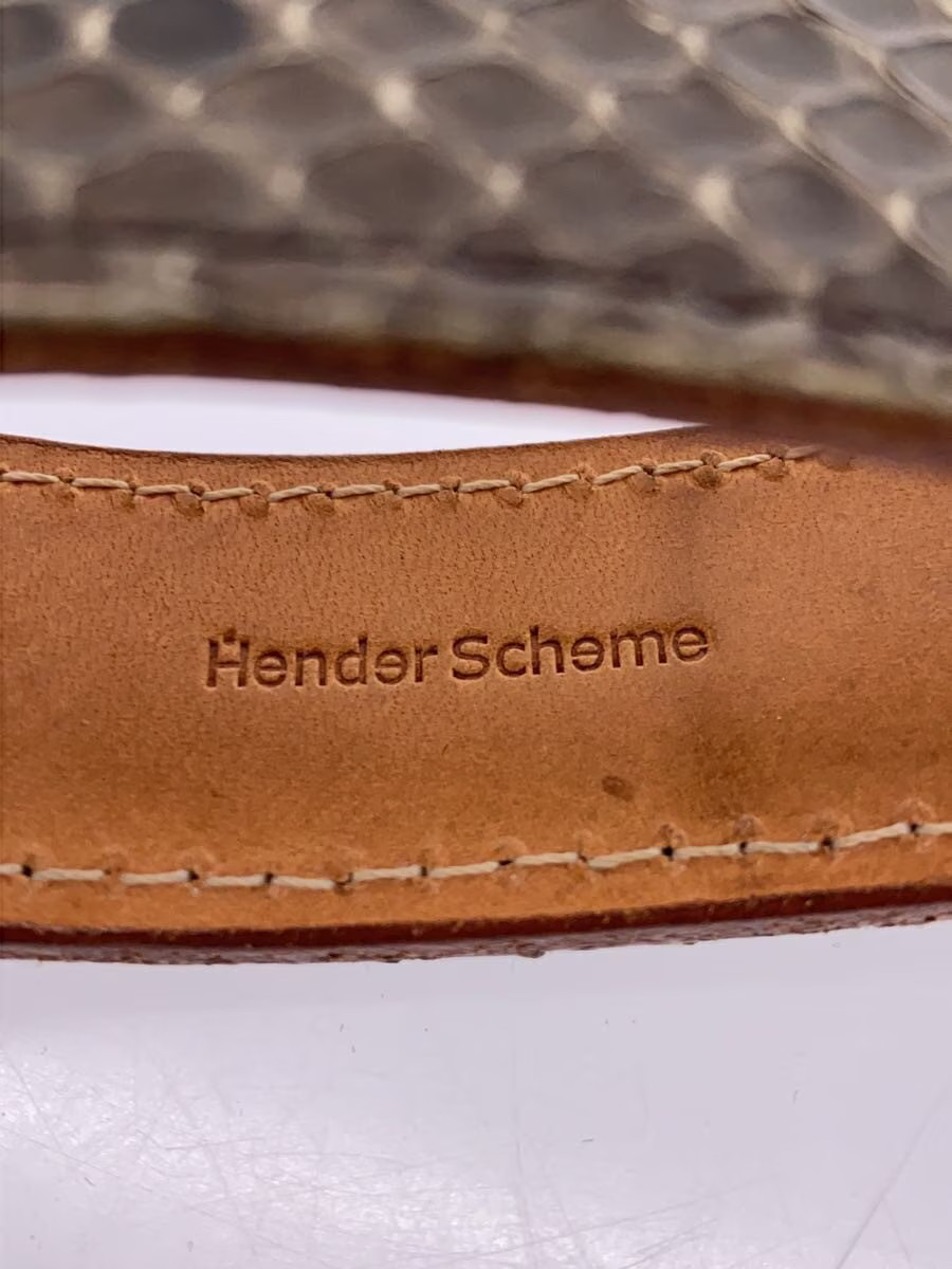 Hender Scheme Python Key Flock Keychain Leather B… - image 3