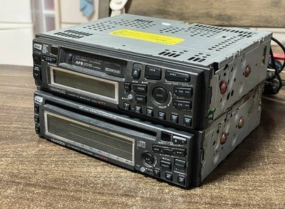 KENWOOD カセットKRC-X55 & CD KDC-G77 Kenwood KRC-X77 KDC-G77 1DIN CD Cassette Deck Player Set Working