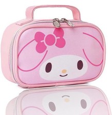 Kawaii My Melody Bag Sanrio Hello Kitty Pink Zippered Cosmetic Bag NWT Adorable