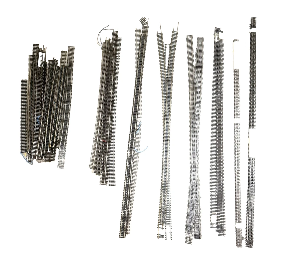 LOT of 60+ HO MIXED Atlas Peco Code 70 83 Straight 36" Track & More sizes - Image 2 of 4