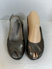 Mephisto Bronze Metallic Nastasia Slingback Sandals 35/4.5-5