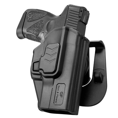 GUN & FLOWER OWB Paddle Holster Fits Taurus G2C/G3C/Millennium G2 PT111/PT140 Level II