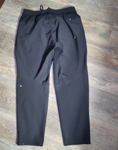 Lululemon License To Train Pant LM5ACVS BLK Black Men’s Size XL Snap Ankle - Picture 2 of 12