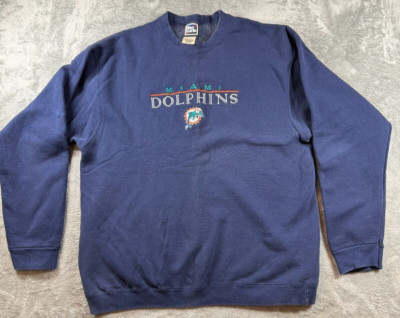 Pro Player Miami Dolphins Crew Neck Sweatshirt Men's Size 2XL