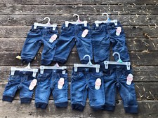 Baby Clothes Lot Of 28 Denim Joggers.