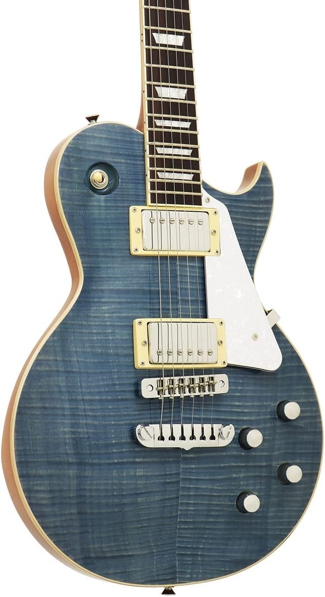 Aria Pro II PE-AE200 LRBL ARIA Evergreen Electric Guitar with Gig