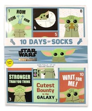 Star Wars Socks Toddler Boys Girls 2T 3T 4T Baby Yoda 10 Days Christmas Gift
