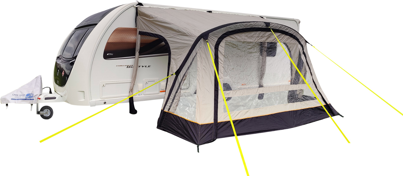 OLPRO View Lite Breeze 390 Inflatable Caravan Porch Awning 390cm Drive Away