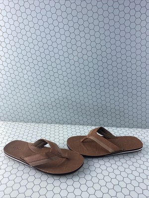 ALDO âMynythoâ Tan/Brown Synthetic Leather Flip Flop Sandals Menâs Size 13 | eBay
