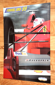 1999 Tomb Raider The Last Revelation Formula One 99 Dreamcast PS1 Vintage Poster