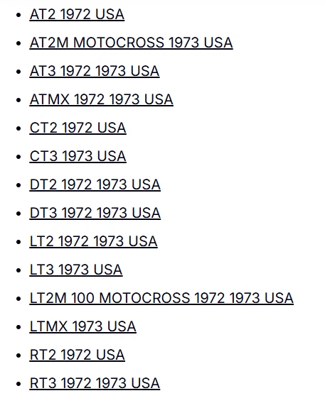 Tanque de gasolina Yamaha AT CT DT LT RT / Tapa del tanque de combustible / Conjunto de pestillo 308-24610-00-00 Foto 4 de 4